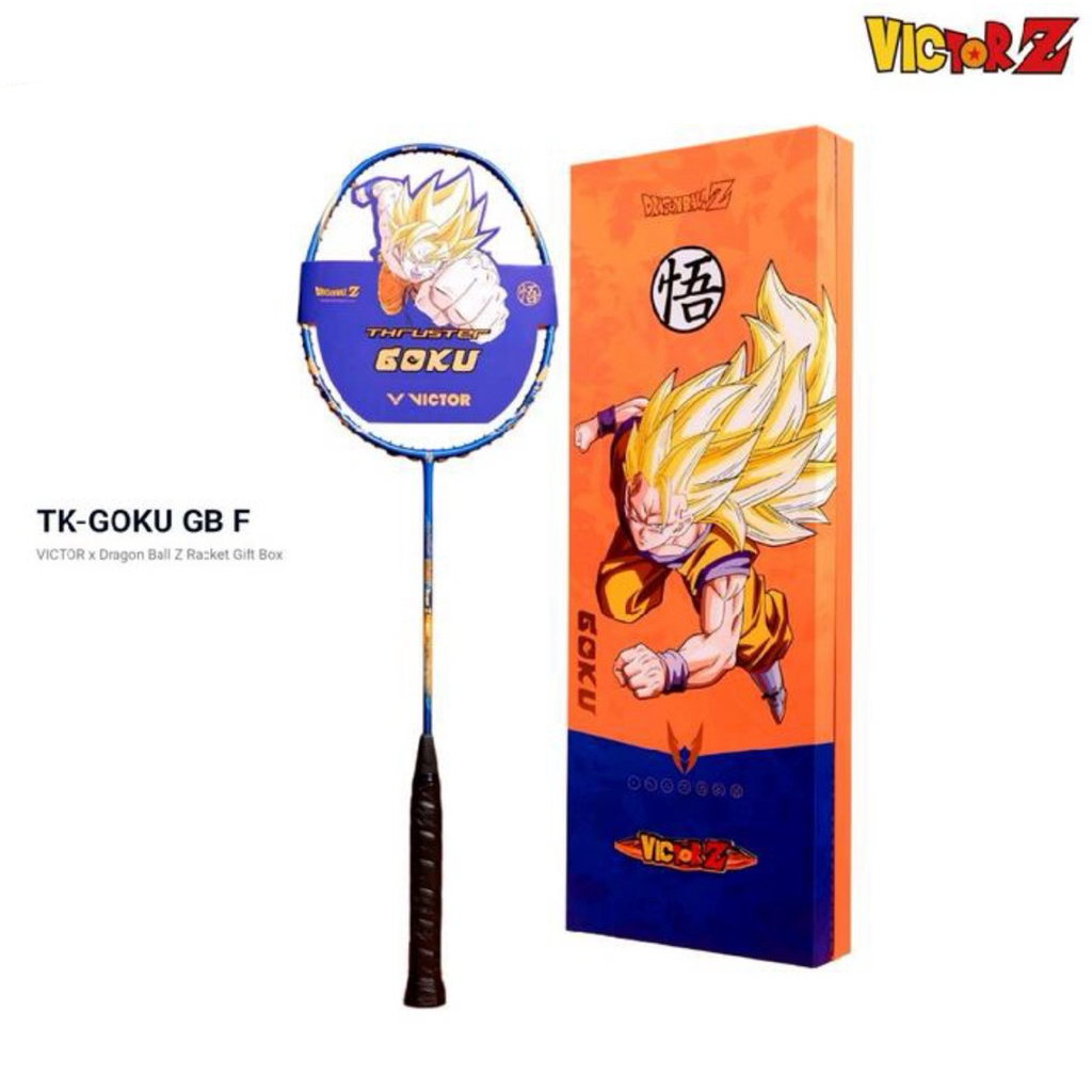 Raket Badminton Victor Dragon Ball Thruster DBZ Goku / TK Goku GB