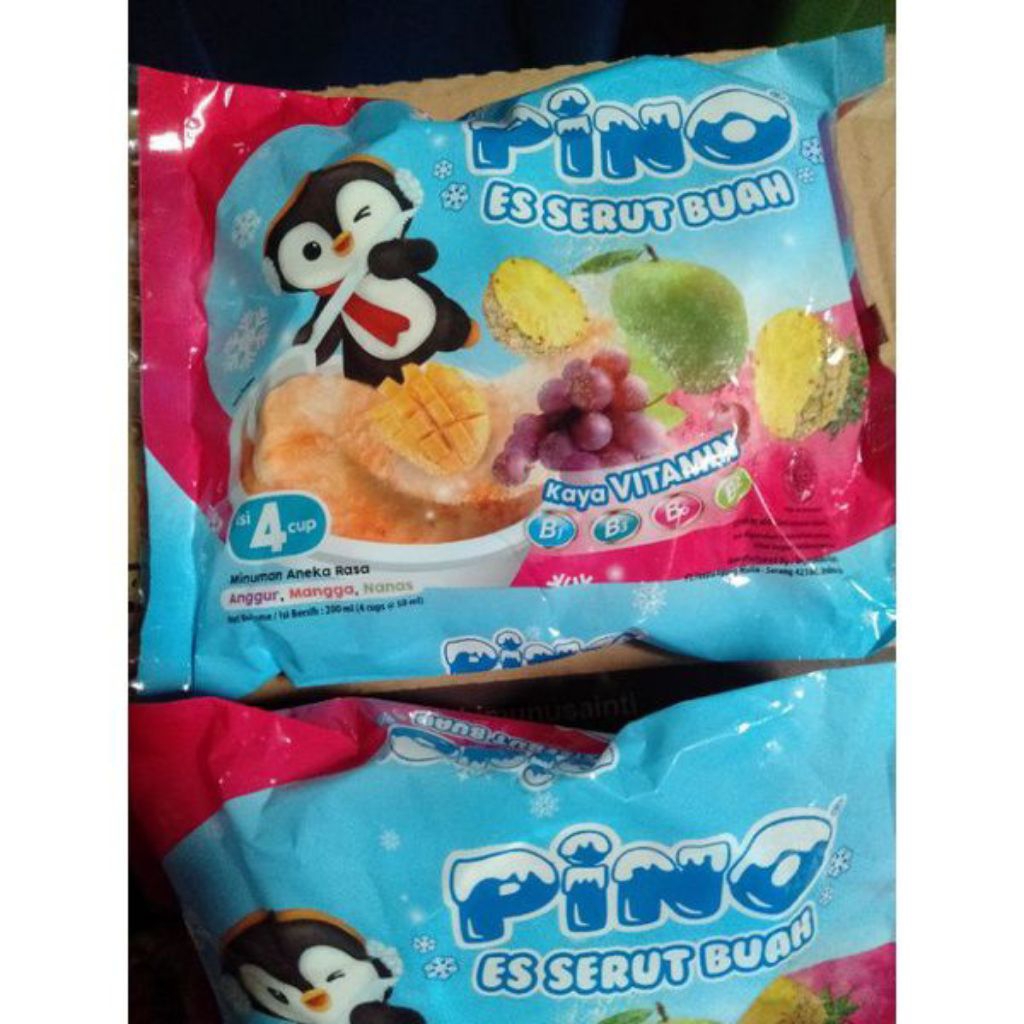 

Pino Ice Cup Rasa Buah Isi 4 Pcs/Kemasan