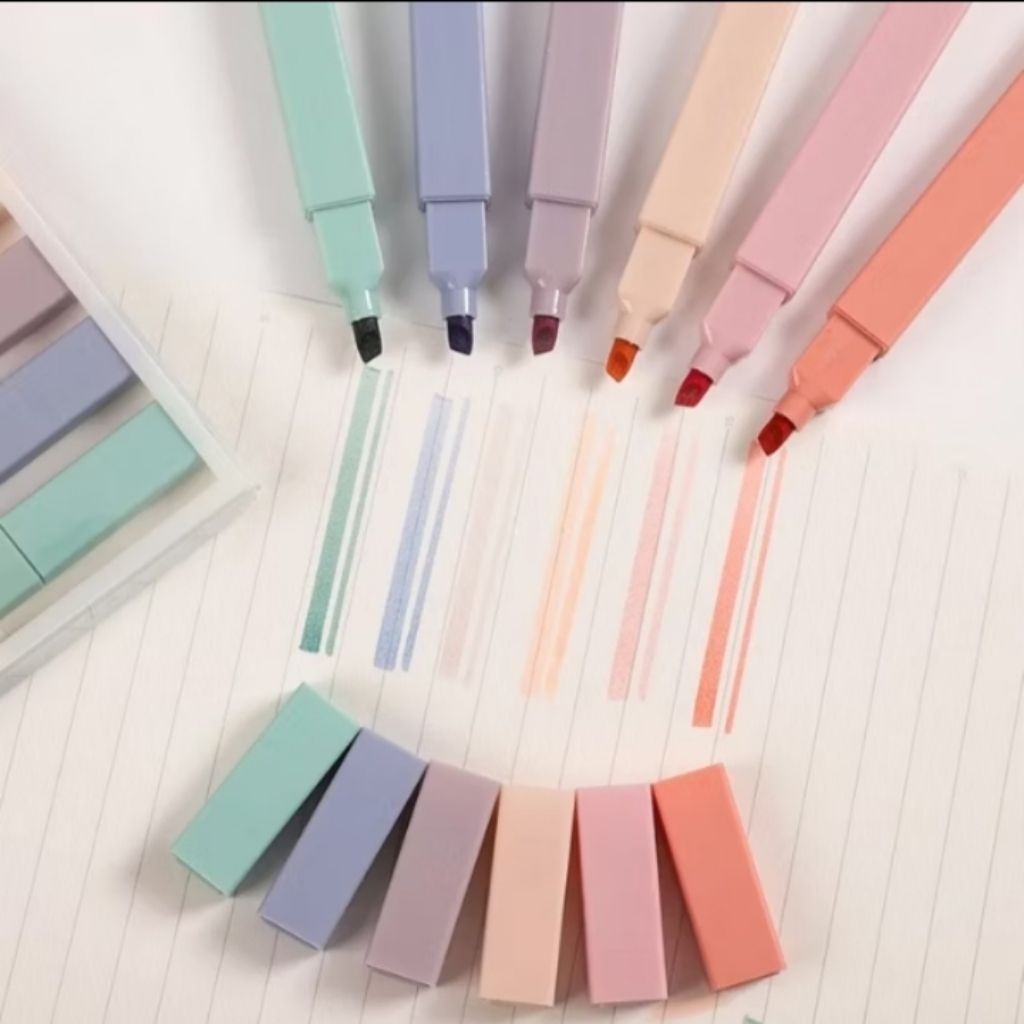 

Stabilo highlighter pastel marker Highlighter marker Morandi color & Macron