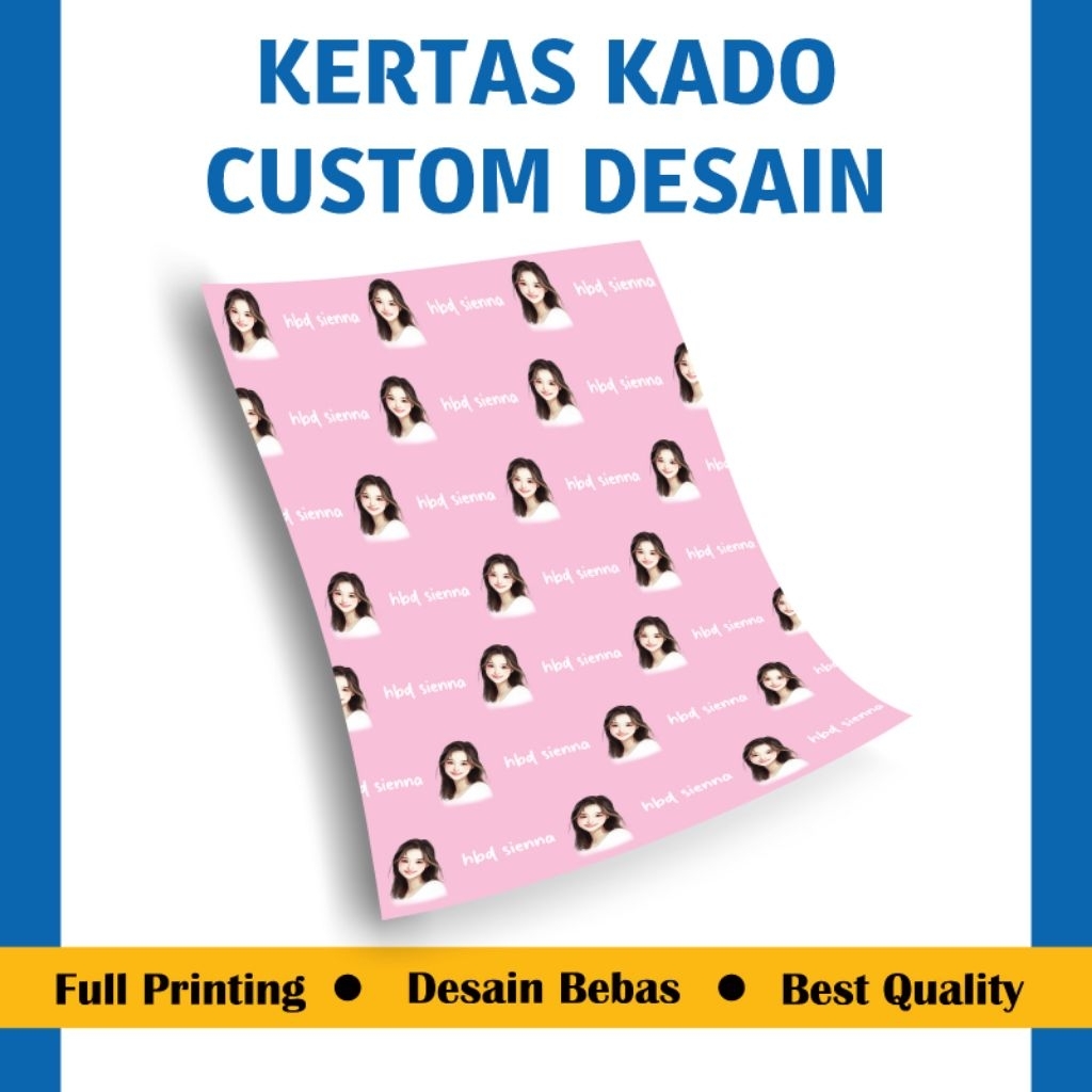 

Cetak Kertas Kado Custom Bungkus Kado Wrapping Paper