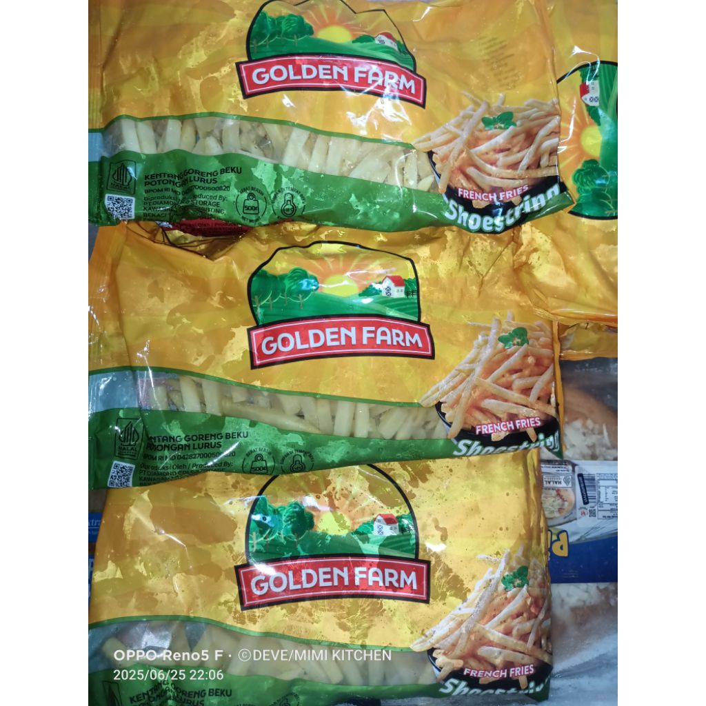 

KENTANG SHOESTRING GOLDENFARM FRENCH FRIES 500GR