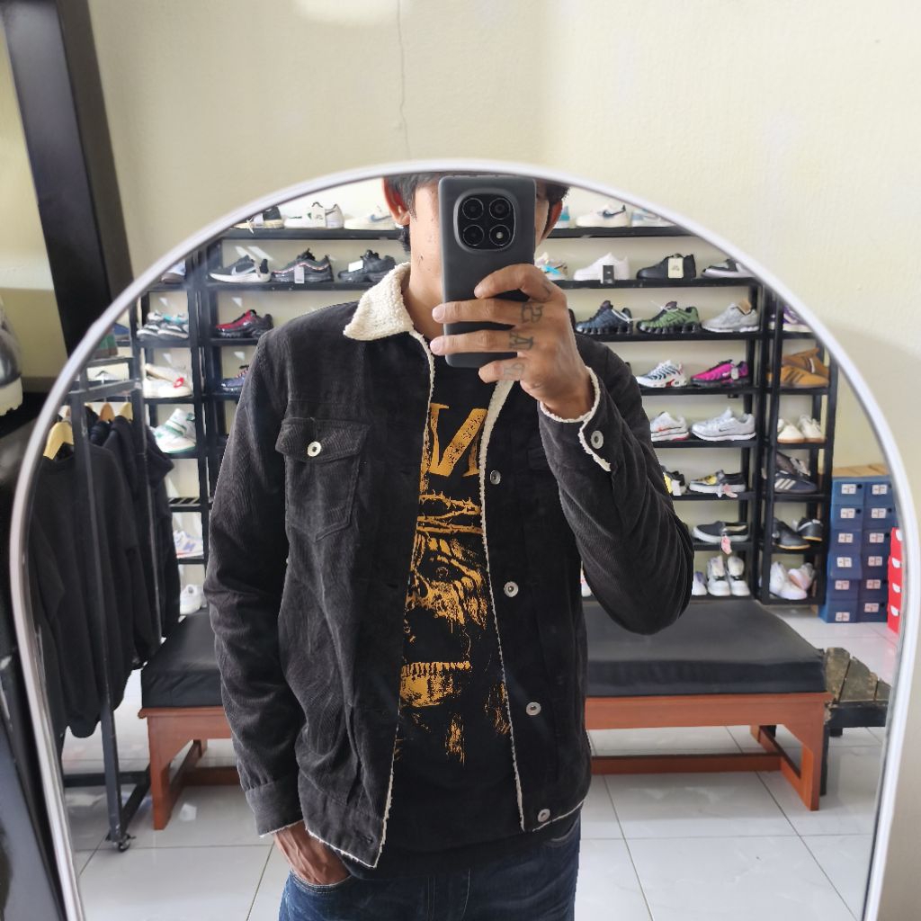 Nano Universe Trucker Corduroy Jacket