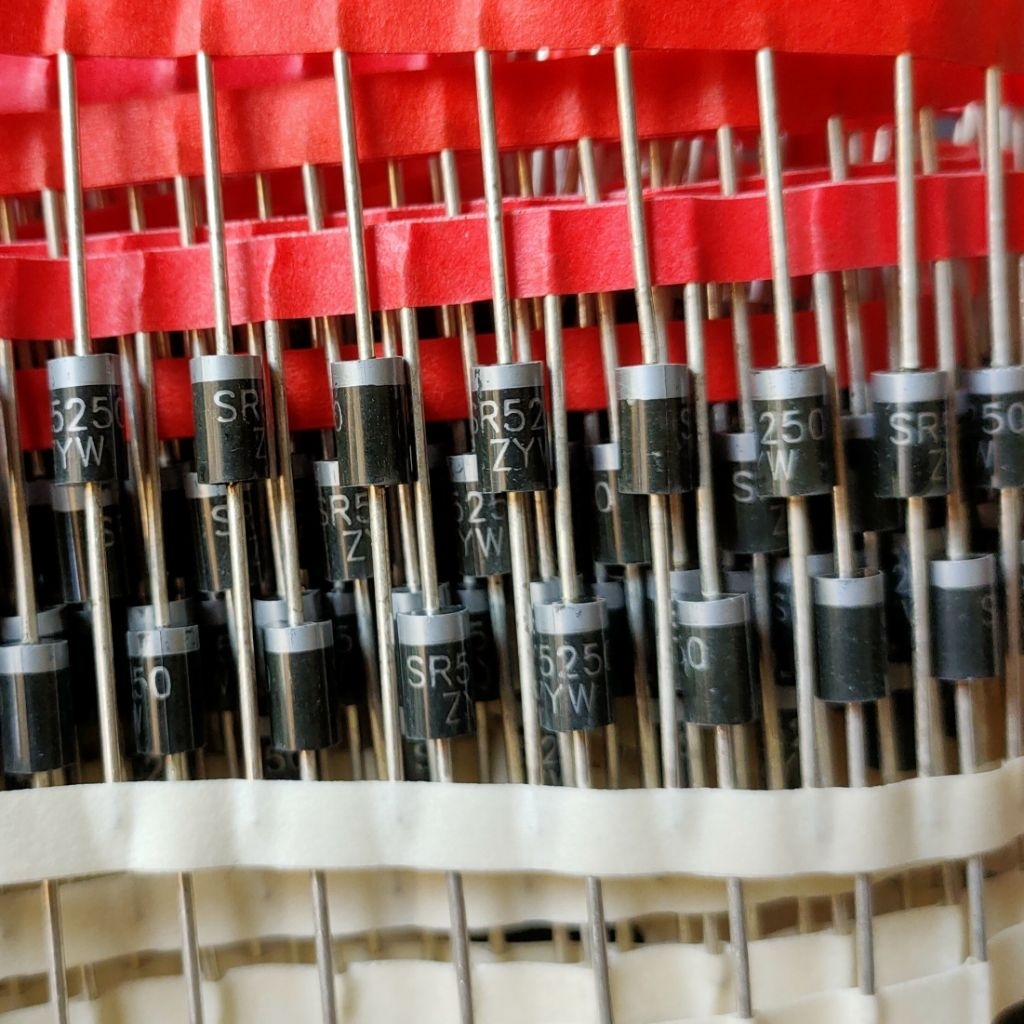 SR5200 SR5250 SB5200 SB5250 MBR5200 MBR5250 DIODA 5A 200V 250V Dioda Schottky DIP DO-27