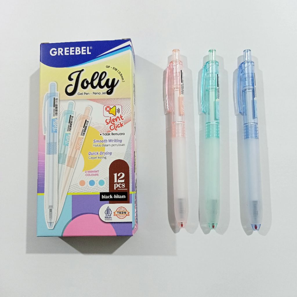 

PULPEN GEL JOLLY PER 3 PCS