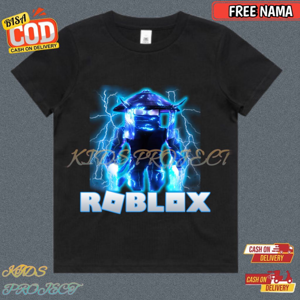 Atasan Kaos Anak Roblox Ninja Legends X Masterful wrath Element