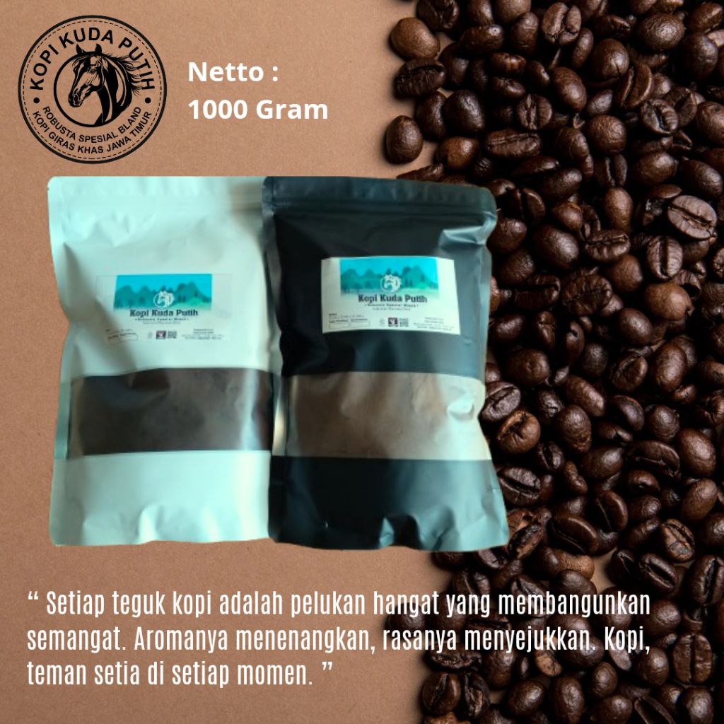 

Kopi Kuda Putih, kopi viral, kopi giras, Kopi Bengawan Solo kualitas premium