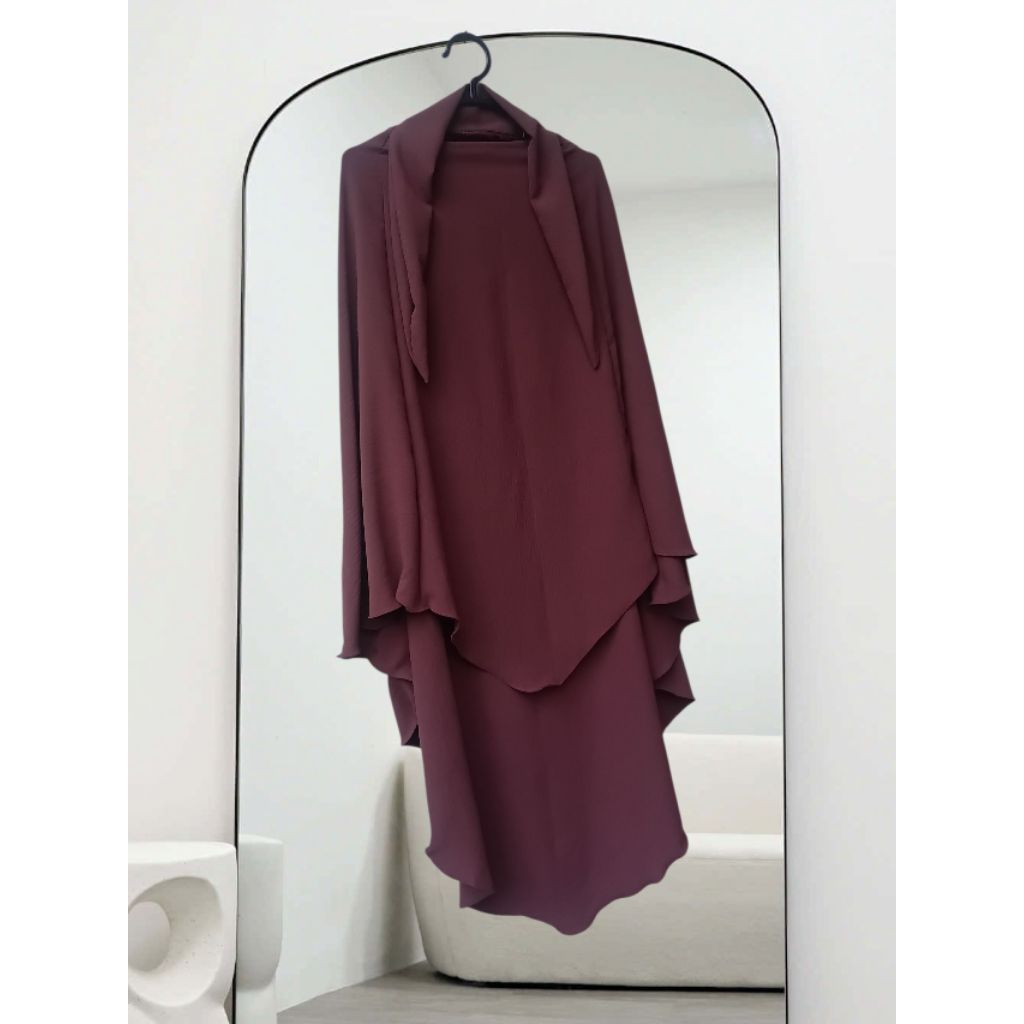 French Khimar Crinkle airflow grade A
