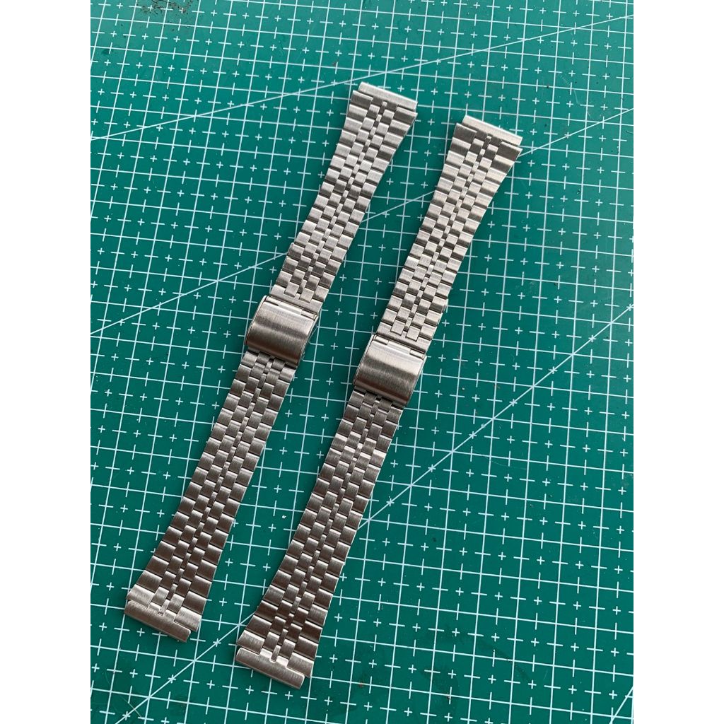 STRAP TALI JAM TANGAN RANTAI STAINLESS STEEL MODEL KLASIK JUBILEE SILVER 18 MM