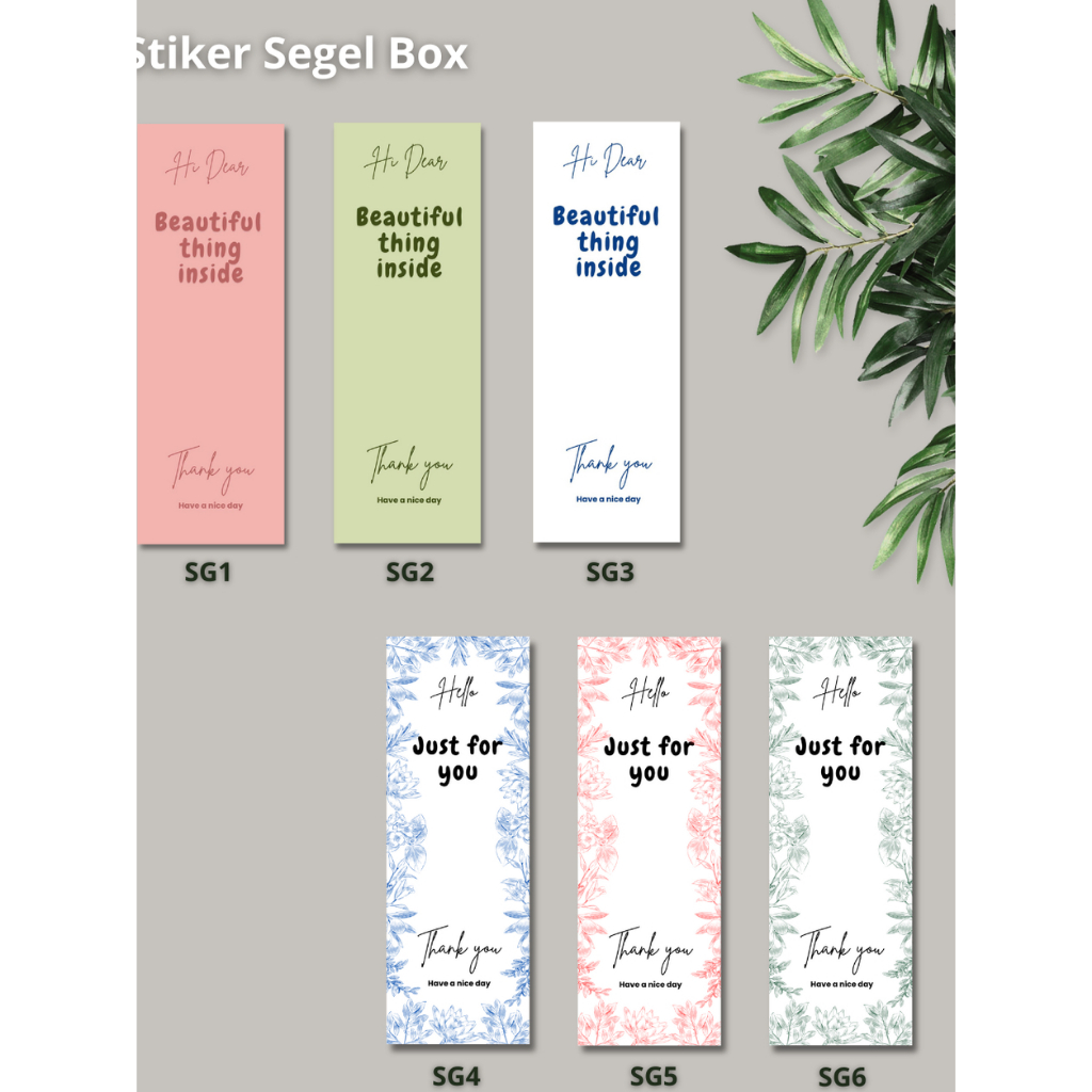 

Stiker segel box | stiker segel packing | stiker segel custome