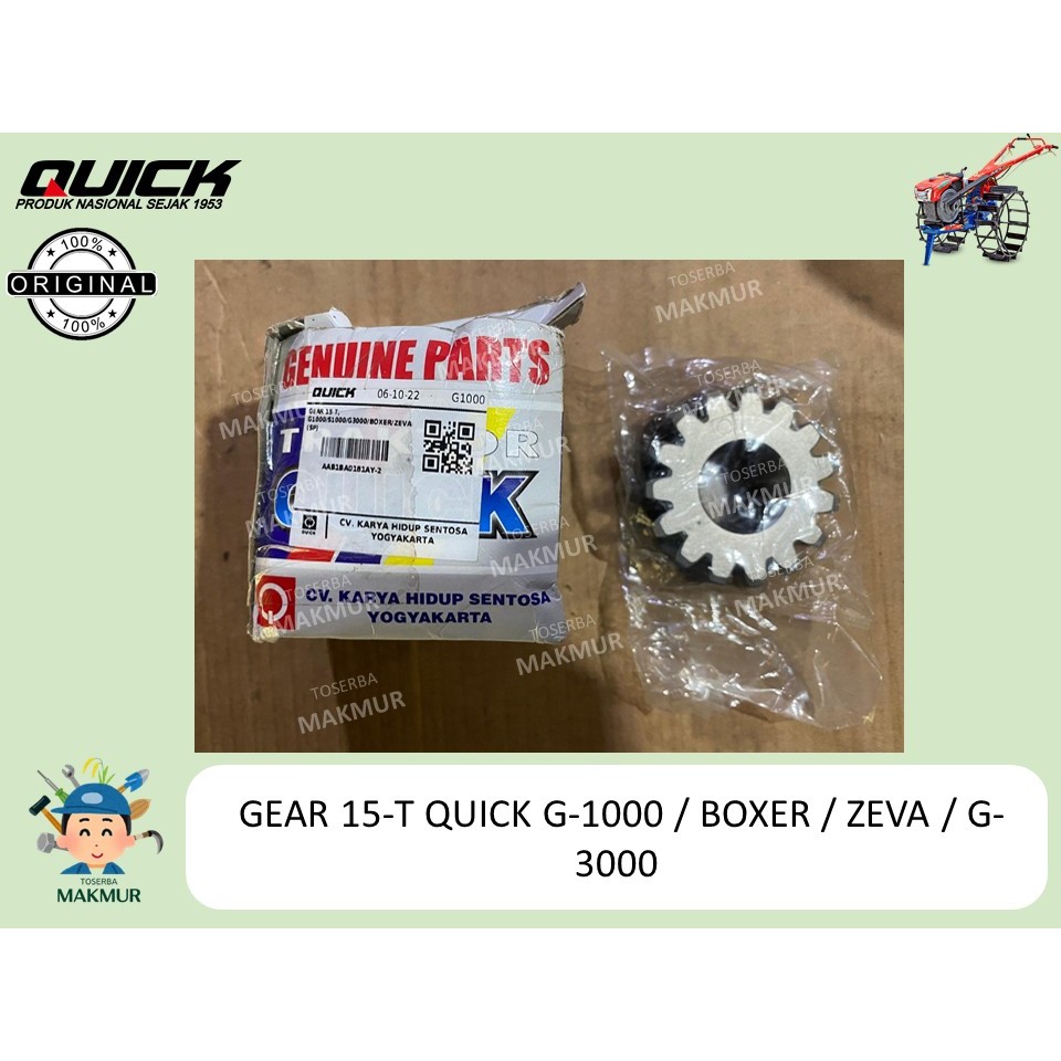 Gear 15 T / Gigi / Gir G1000 / Boxer / G3000 / Zeva