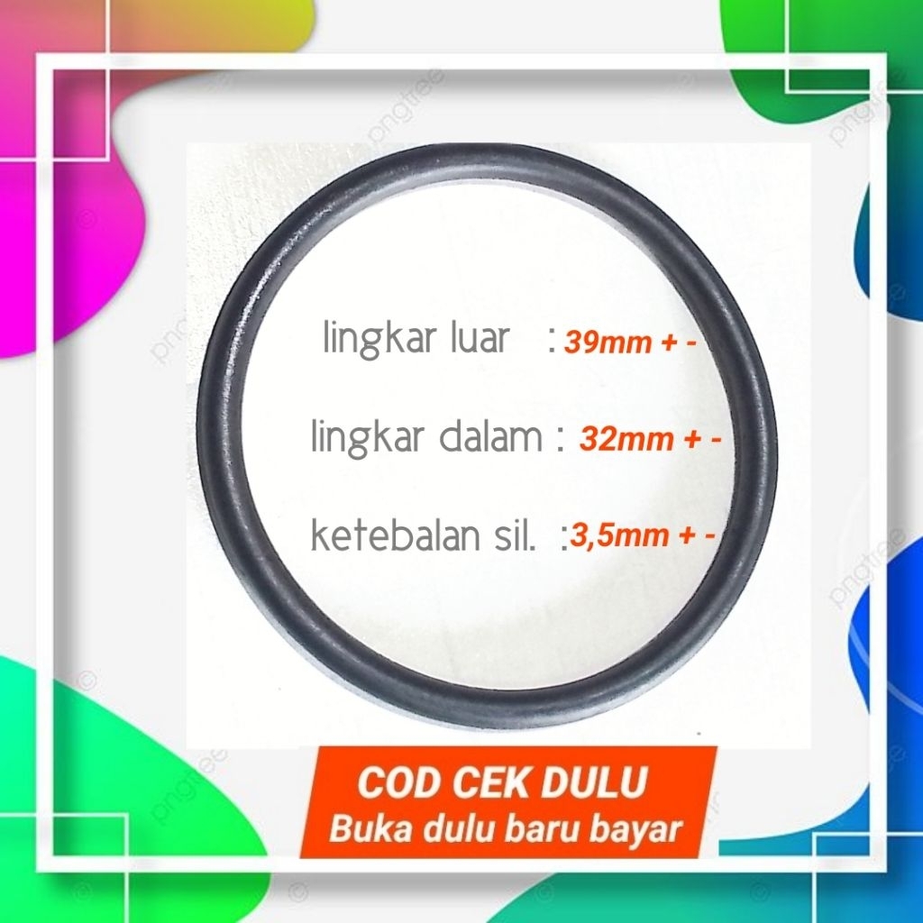 seal OD 39MM ID 32MM TEBAL SIL 3.5MM