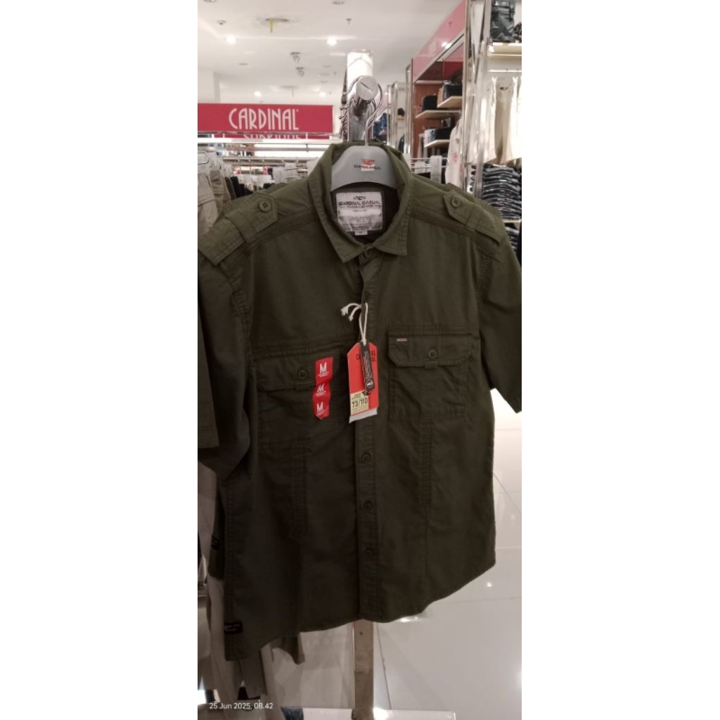 KEMEJA LENGAN PENDEK CARDINAL ORIGINAL