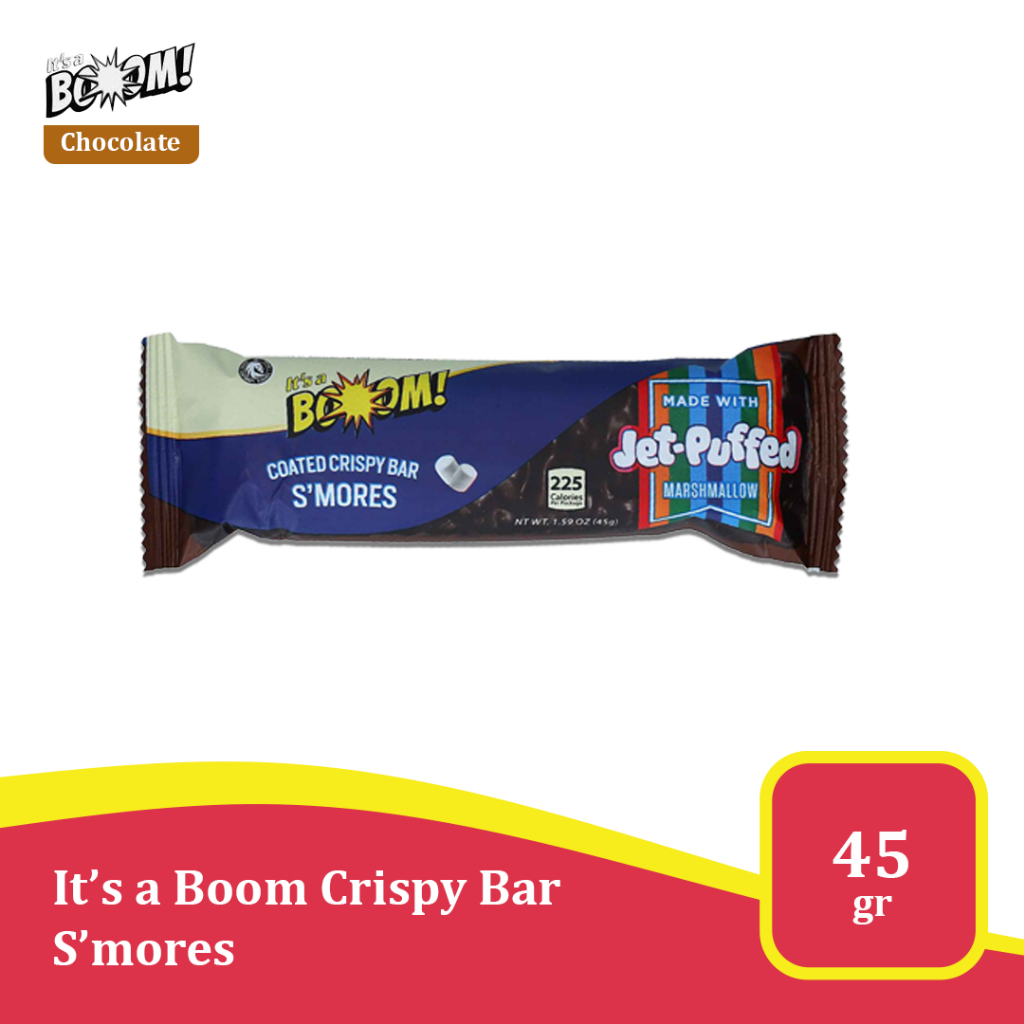 

It's a Boom Crispy Chocolate Bar - Chocolate Import USA