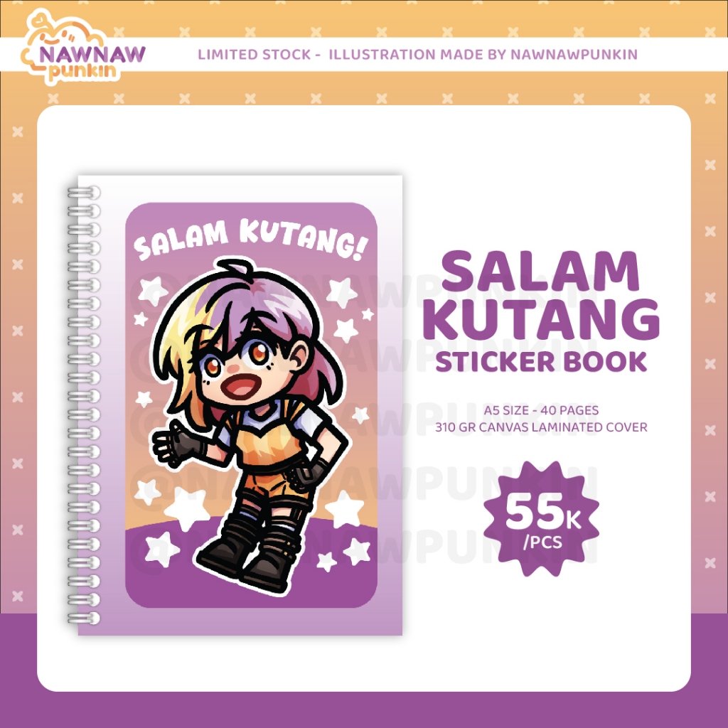 

[Original Merch] "Salam Kutang" Sticker Book