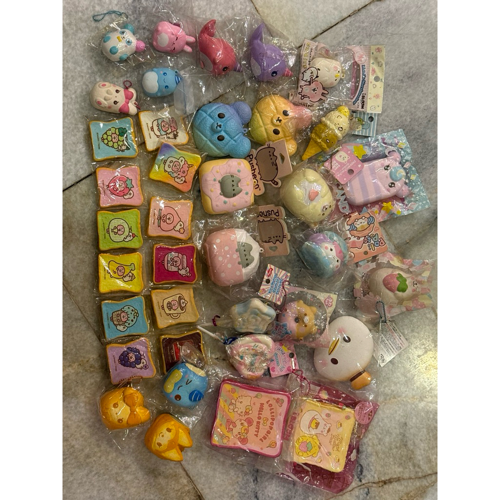 ibloom toast (pink 2, rainbow, ungu & putih)