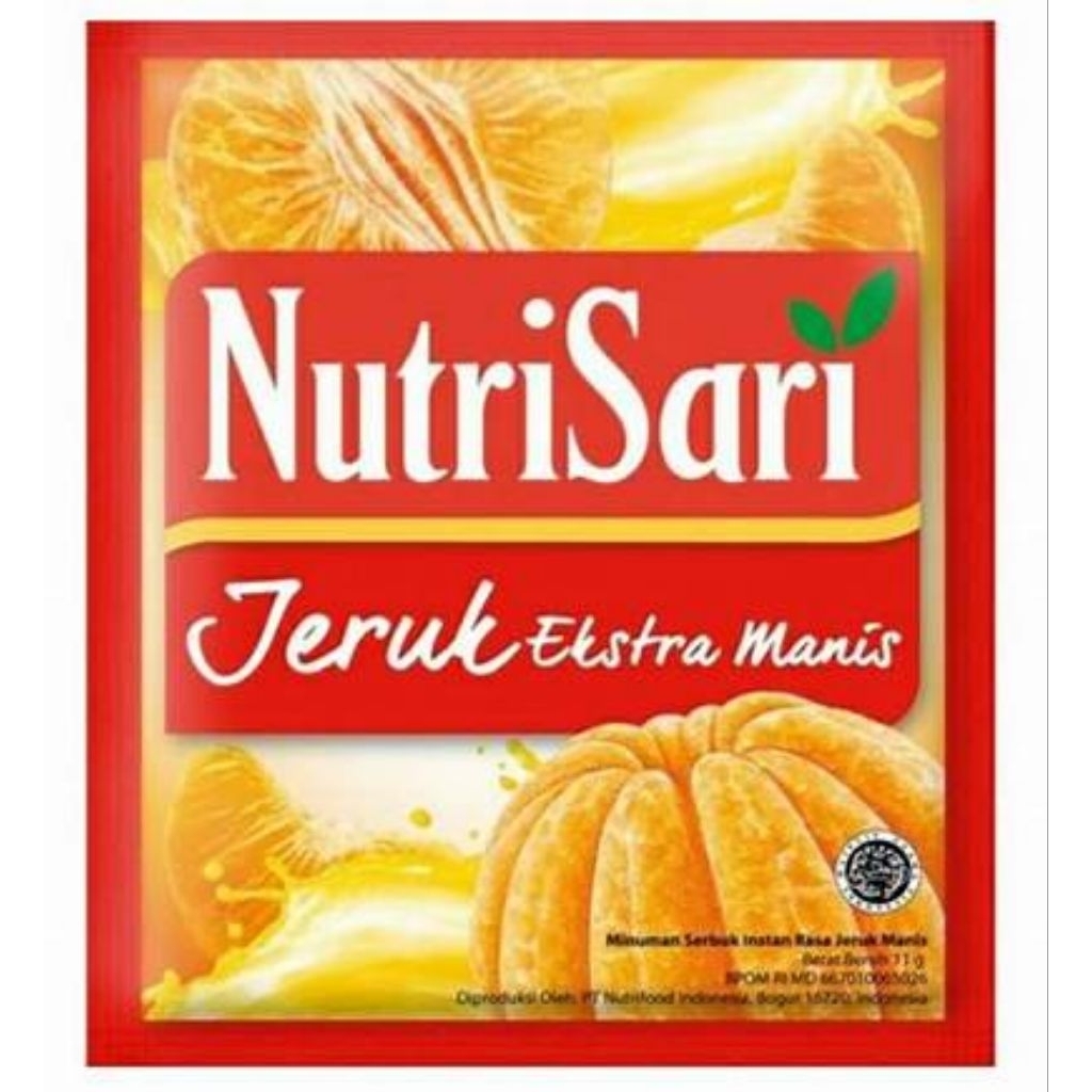 

Nutrisari Jeruk Ex Manis 11g 1dus isi 160pcs