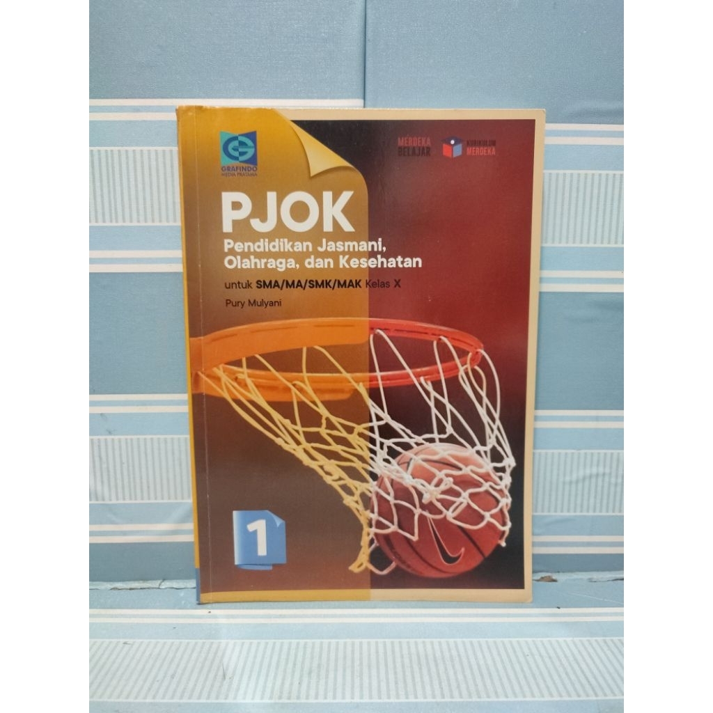 Buku PJOK untuk SMA kelas 1 X 10 kurikulum merdeka grafindo