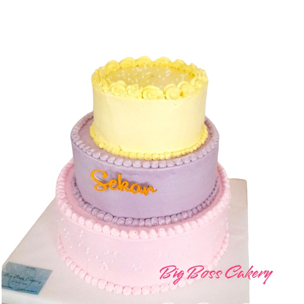 

KUE TINGKAT 3 TIERED WEDDING BIRTHDAY ANNIVERSARY CAKE