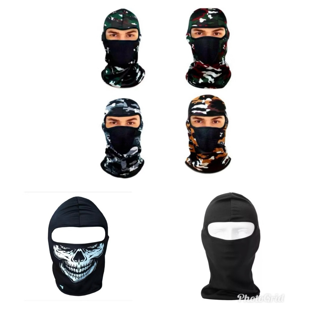 Masker buff ninja /Masker ninja Army / Masker Balaclava / Masker ninja full face / Masker motor Pria