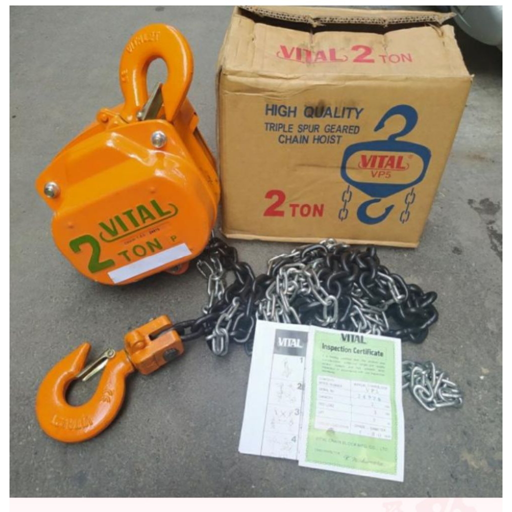 VITAL CHAIN BLOCK 2 TON × 10 METER