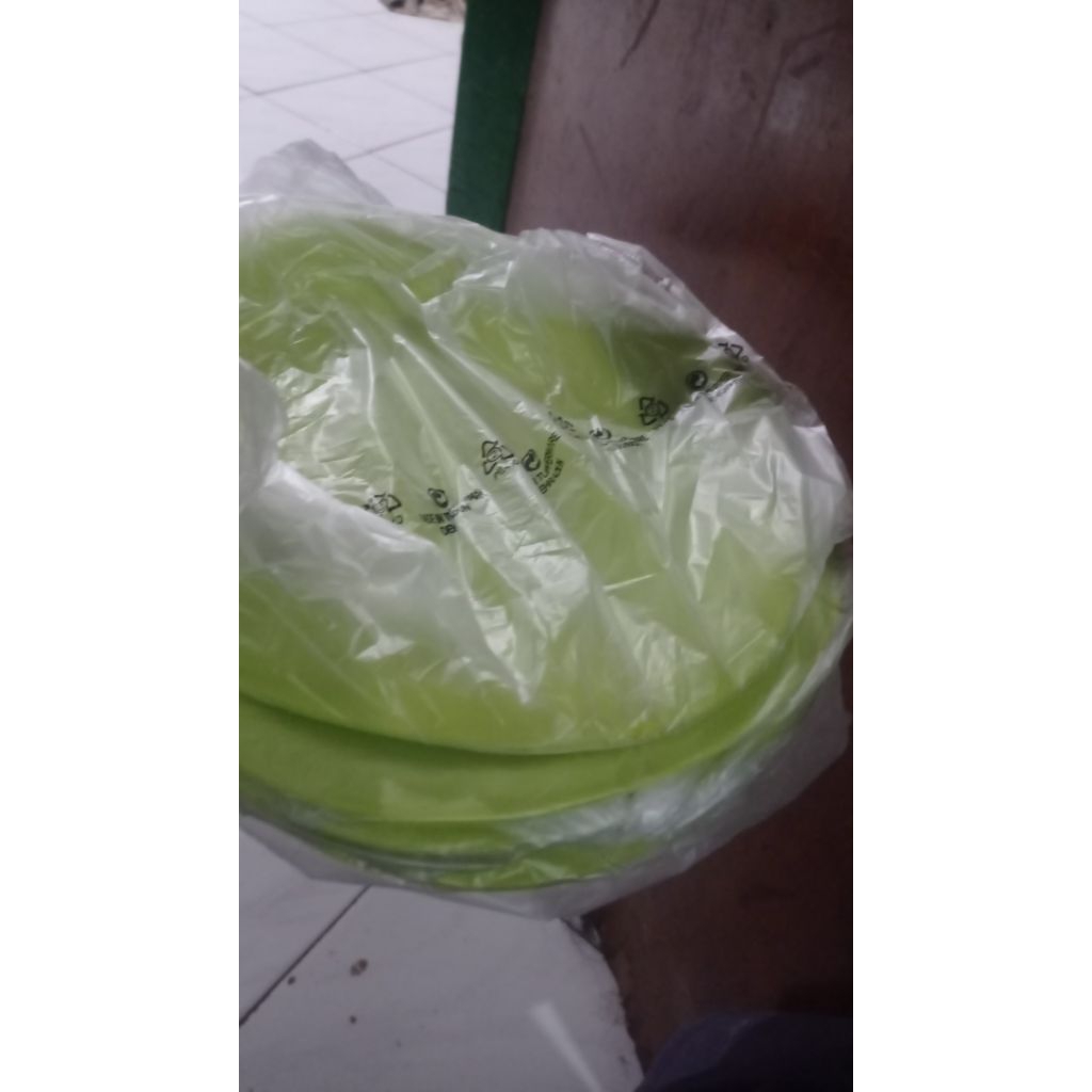 blossom plate(4) tupperware new ori