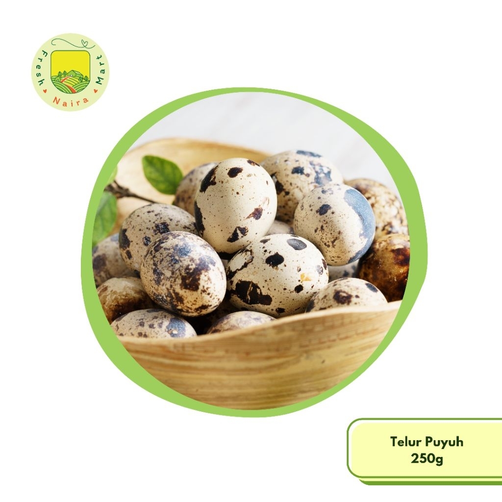

Telur Puyuh Segar Bergizi 250g