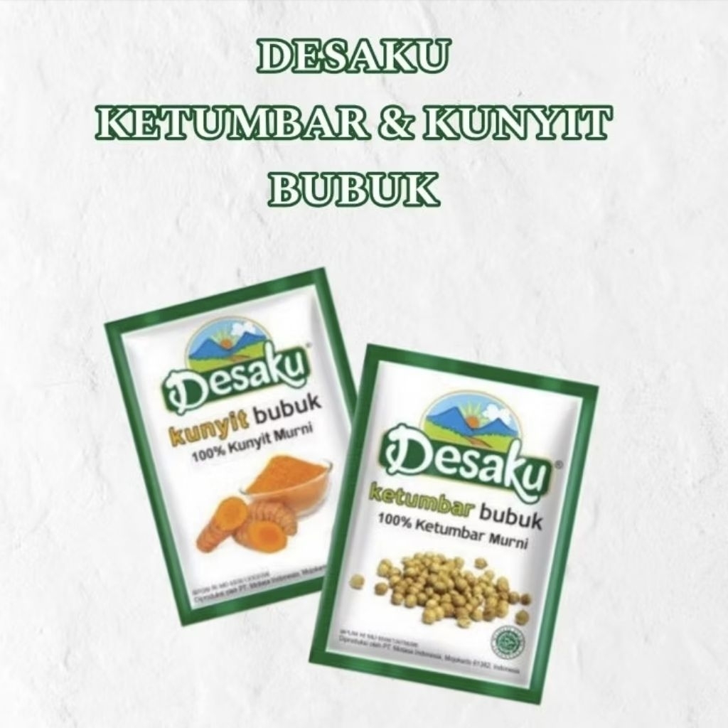 

Desaku Ketumbar Kunyit Bumbu Bubuk Sachet