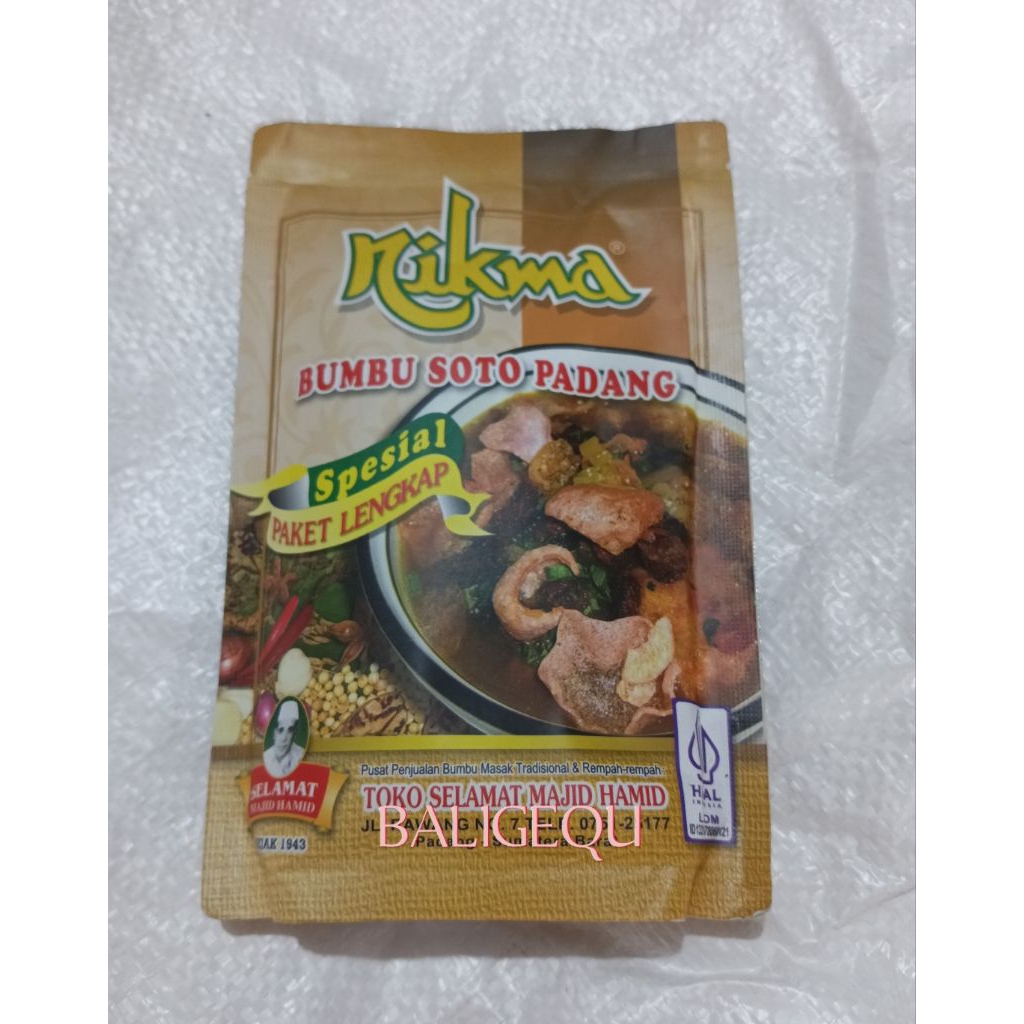 

Bumbu Soto Padang Nikma Spesial Lengkap