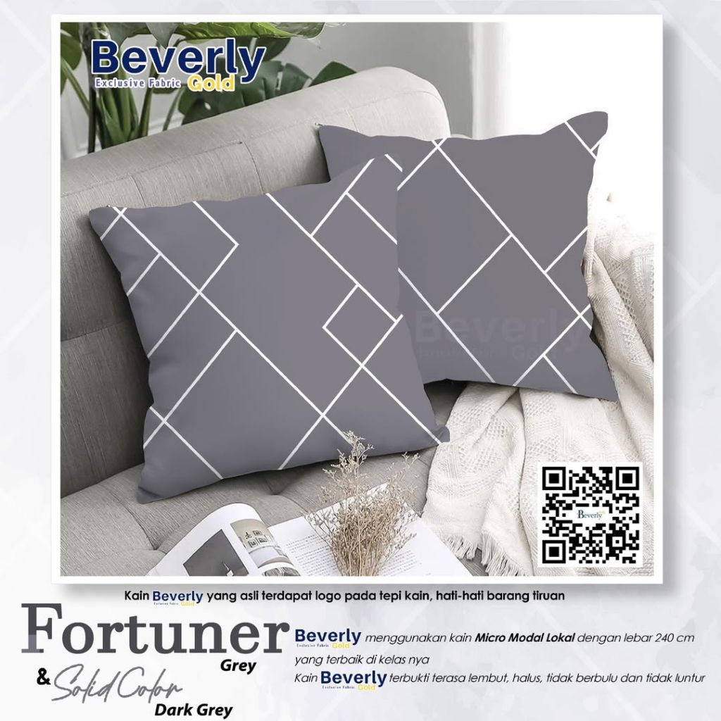 Sarung bantal sofa katun motif/bantal sofa motif portuner