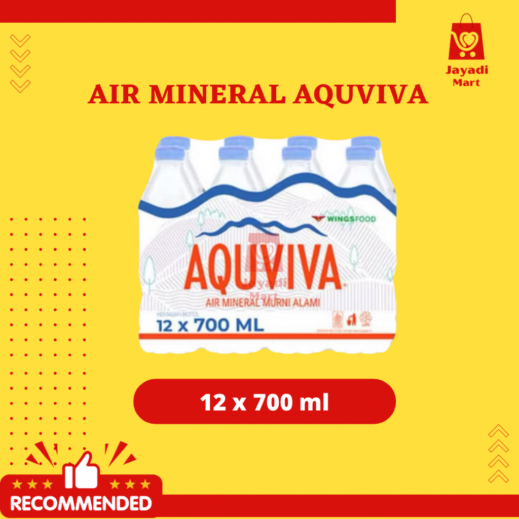 

Air Mineral Merk Aquviva 700ml isi 12 pcs Aqua Wings Termurah