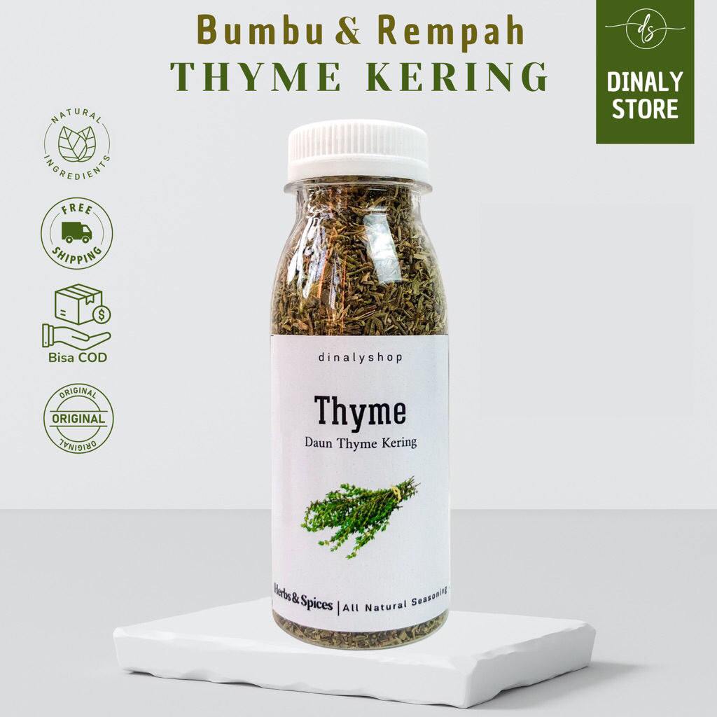 

THYME KERING 20 GRAM | DRIED THYME | REMPAH KERING | BUMBU DAPUR REMPAH PREMIUM MURAH