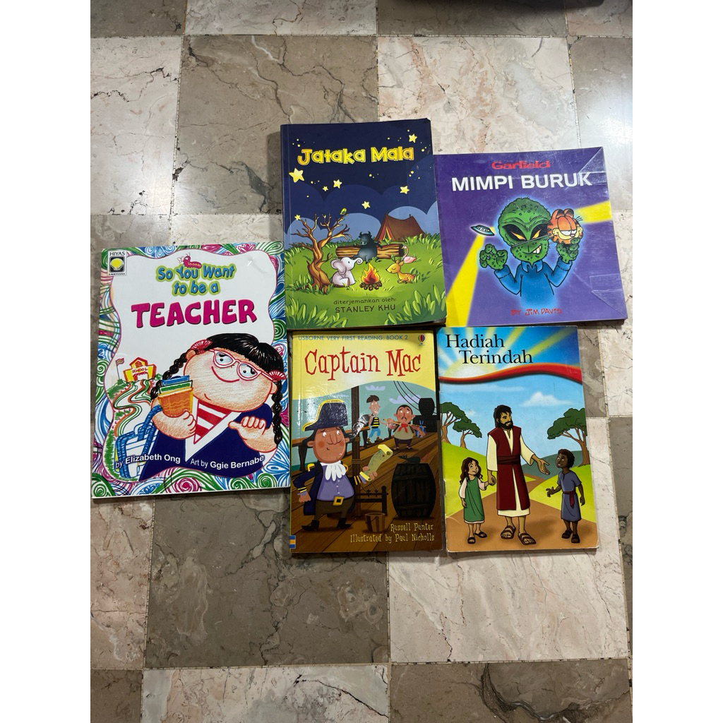 Buku Selo You Want to be a Teacher, Jataka Mala, Mimpi Buruk, Captain Mac, Hadiah Terindah
