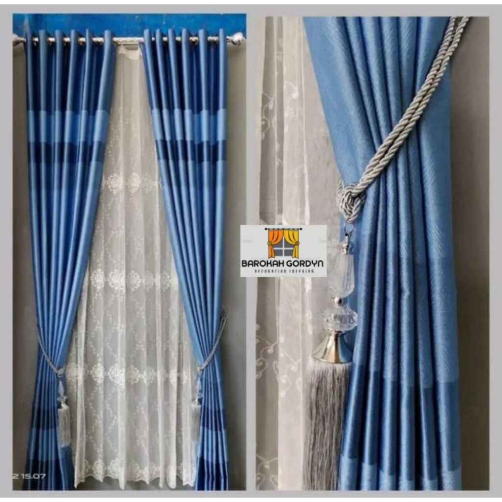 gorden motif pelangi/ tirai pintu jendela motif / gorden / gorden blackout premium minimalis /korden