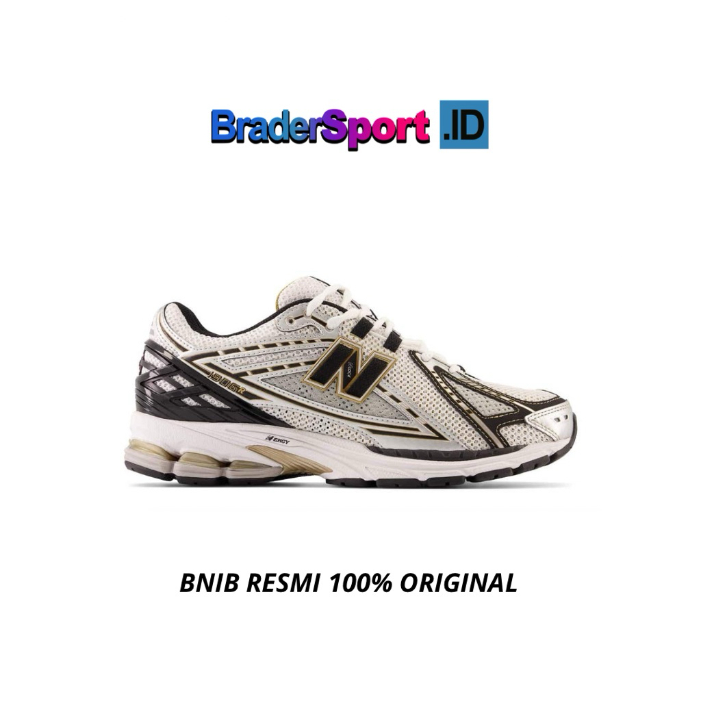 Sepatu Sneakers New Balance 1906D Protection Pack Black Gold Metallic Reflection