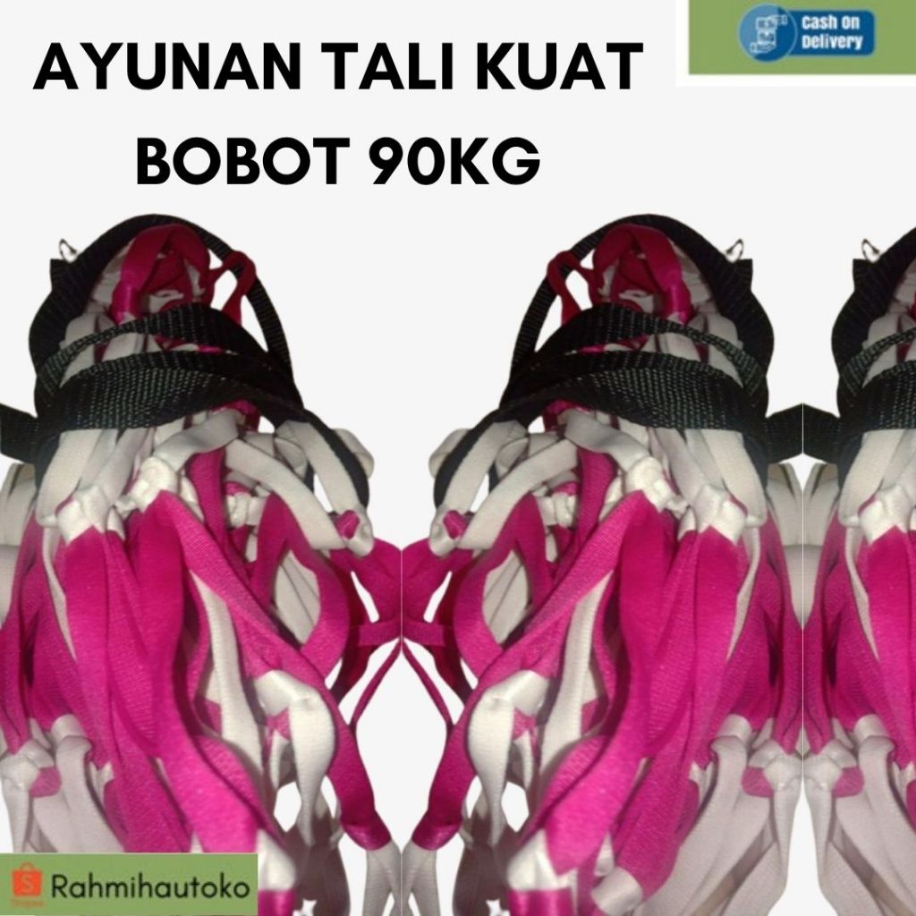 Hammock Anak Dewasa Kain Tebal Ayunan Gantung Pohon Tali Besar