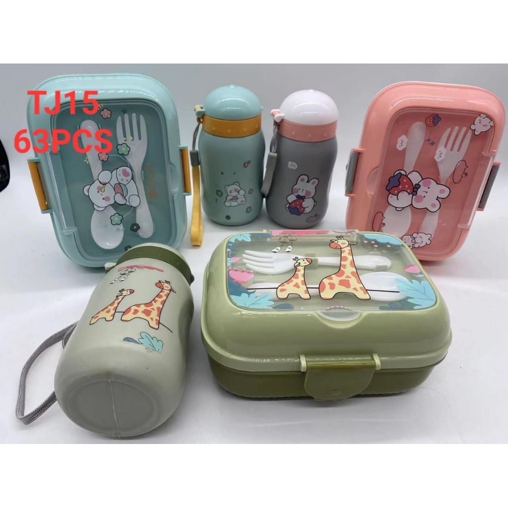 Kotak Bekal/Lunch Box/kotak makan Jerapah lucu/Anak TK