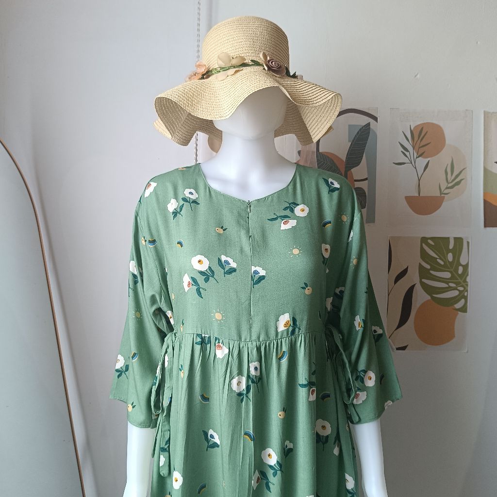 VIONA DRESS Daster Rayon Premium Bumil Busui Friendly