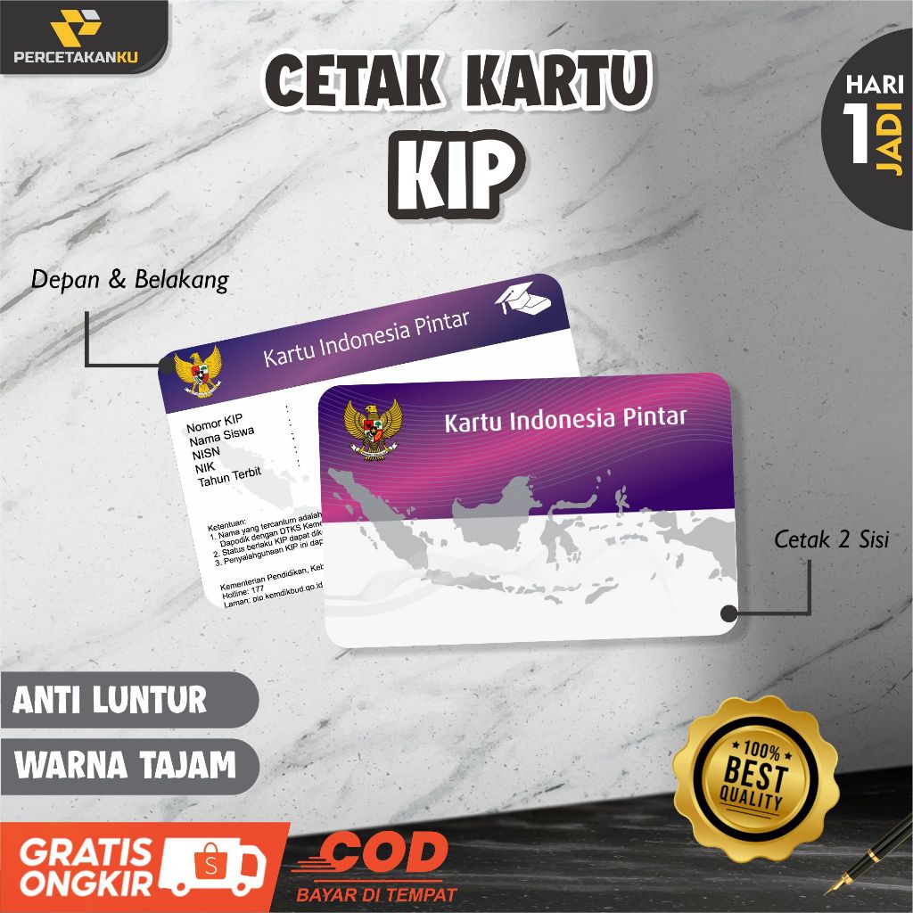 

CETAK KARTU KIP TERMURAH