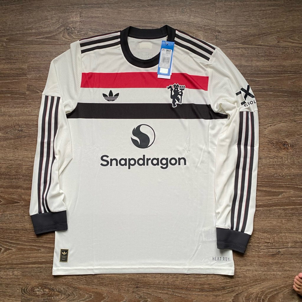 Jersey Original Asli Manchester United Third 3rd Long Sleeve Player Issue 2024/2025 LS Authentic Ver