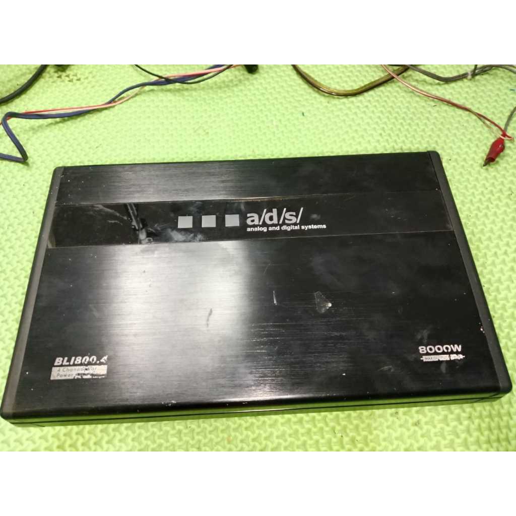 Power Amplifier Audio Mobil ADS | ADS BLI800.4 Channel | Power Audio Mobil ADS | Kondisi Bekas Norma