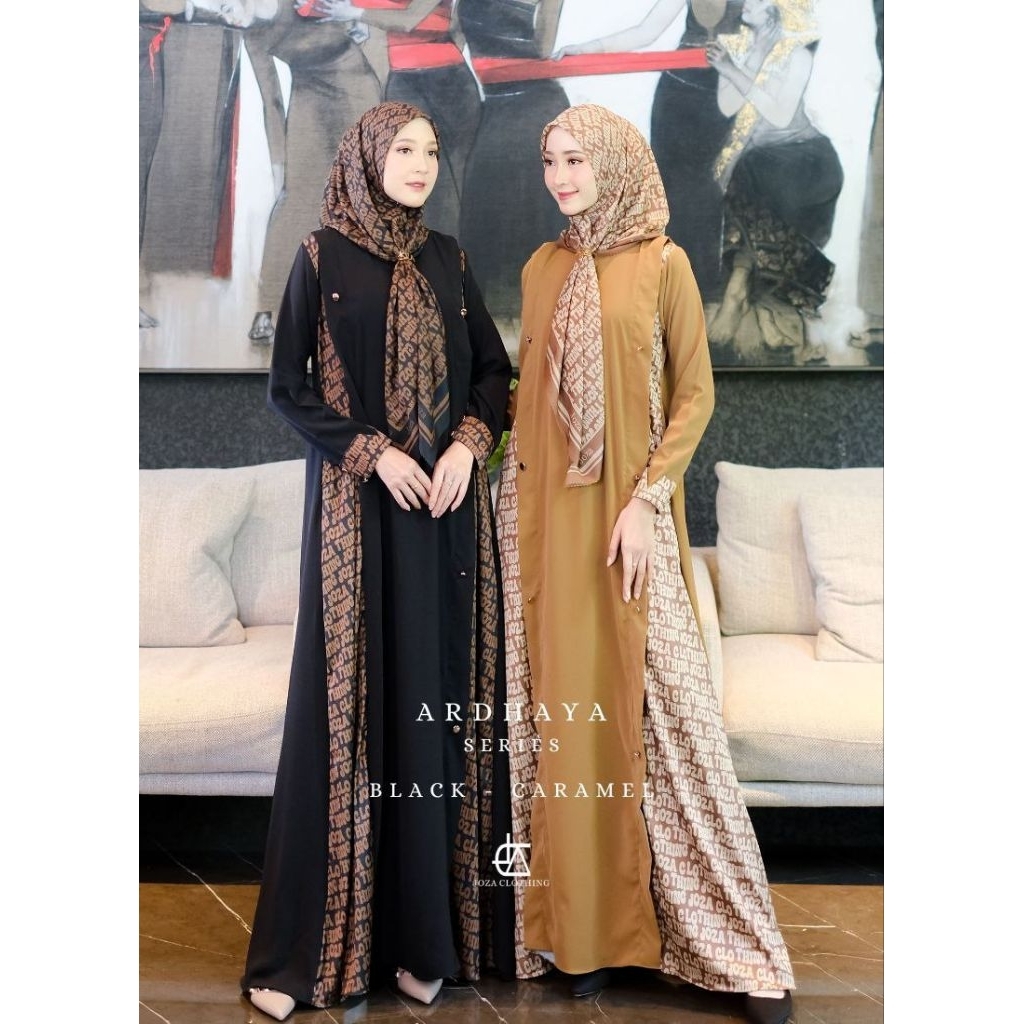 gamis set hijab - ardhaya series by joza clothing