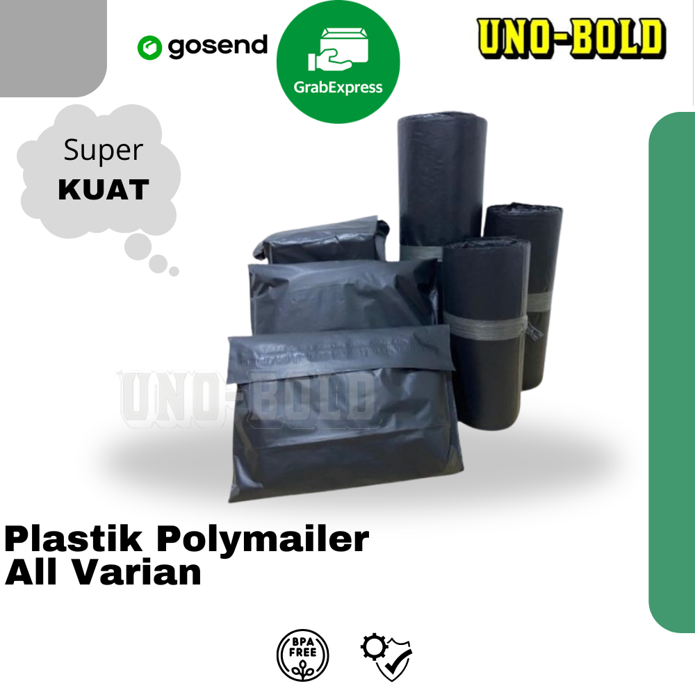 

JUAL PLASTIK PACKING/PLASTIK POLYMAILER BERMACAM UKURAN