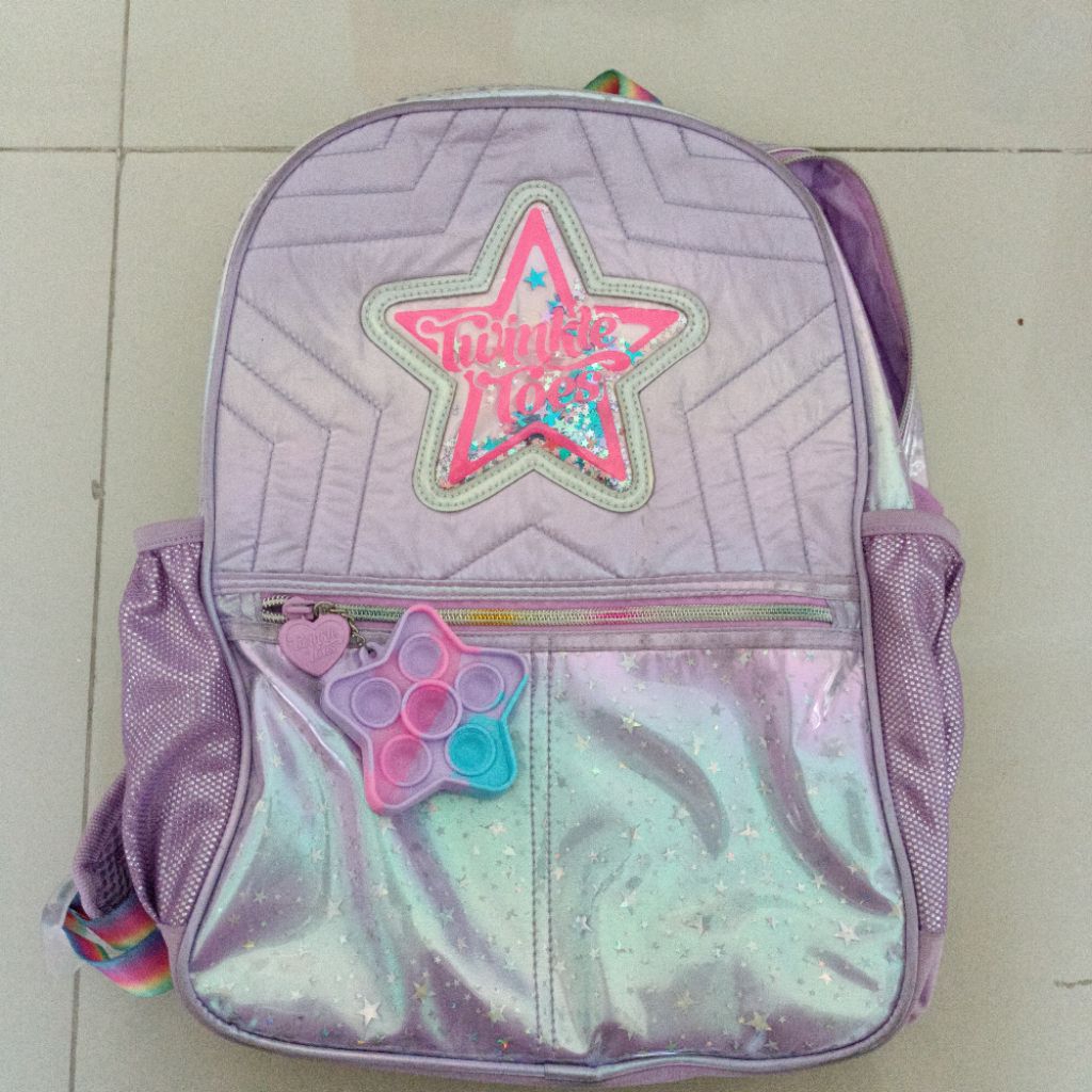 Tas ransel backpack anak SD Skechers Twinkle toes PRELOVED