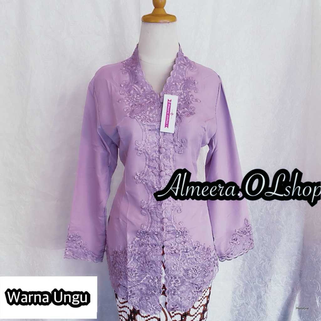 kebaya encim warna senada ukuran M L XL XXL 4L 5L 6L 7L