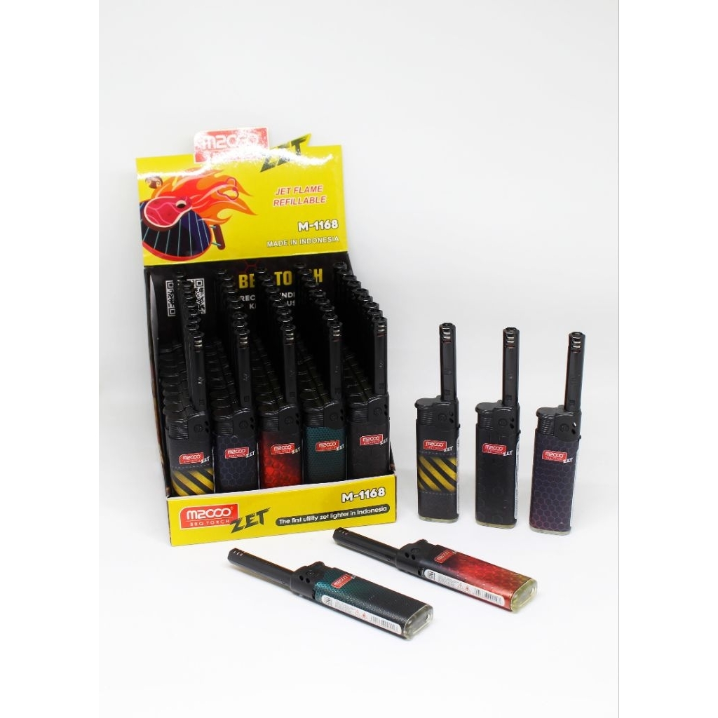 Korek Api Gas Bara Zet M 2000 isi 50 pcs