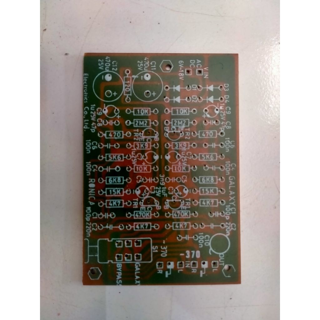 PCB Skematik ACTIVE LOUDNESS GALAXY RONICA
