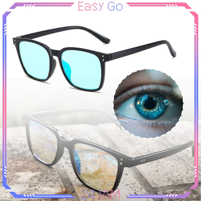 Kaca Mata Buta Warna Parsial Unisex Kacamata Buta Warna Parsial Untuk Kesulitan Membedakan Merah Hij