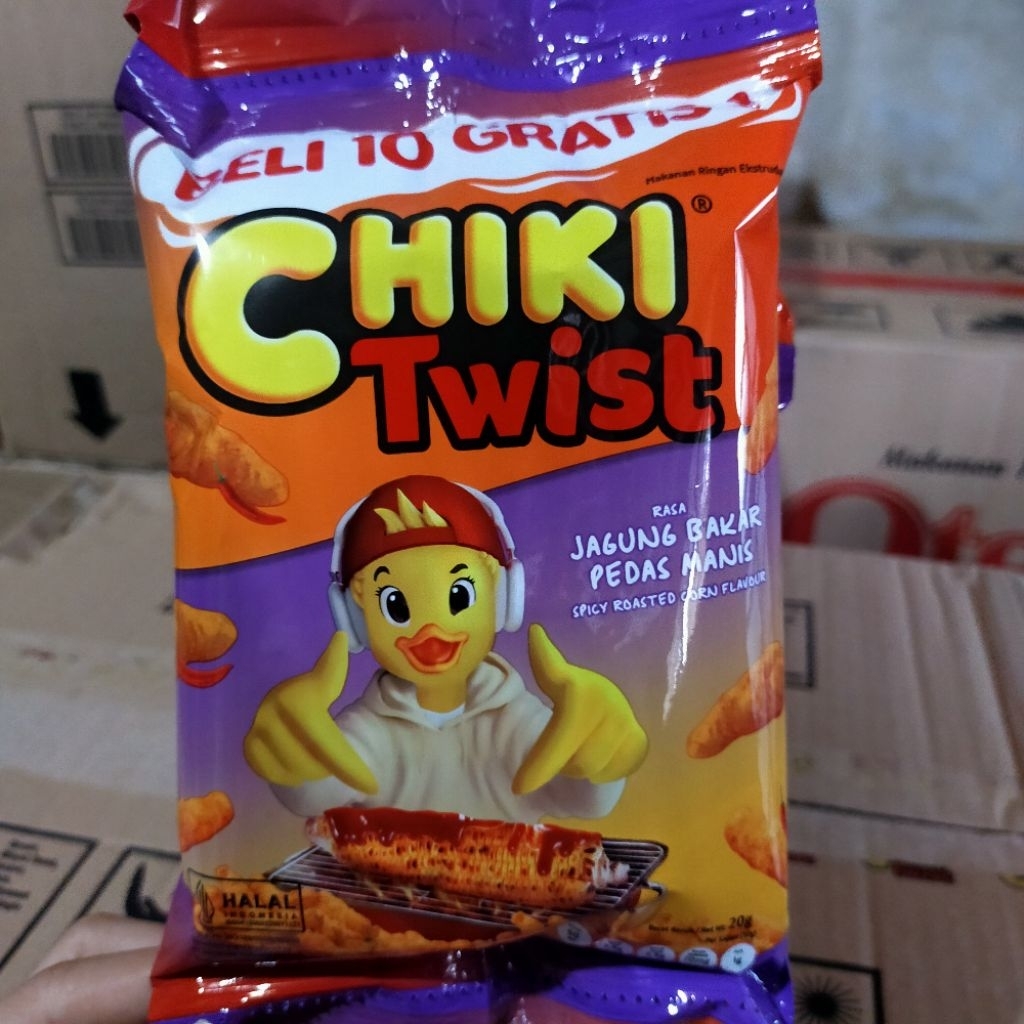 

Snack Chiki twist 22,5gr isi 60