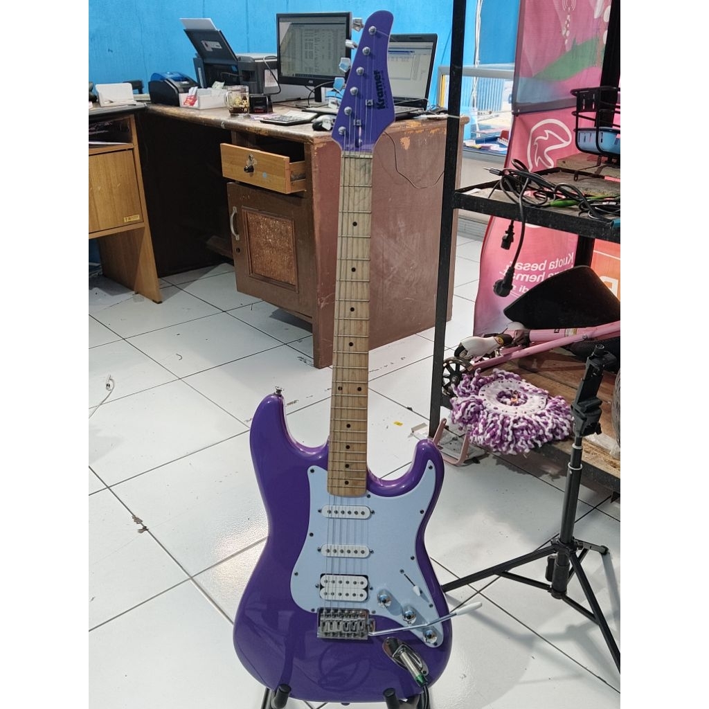 Gitar Elektrik Bekas Kramer Vt-211 bekas Original