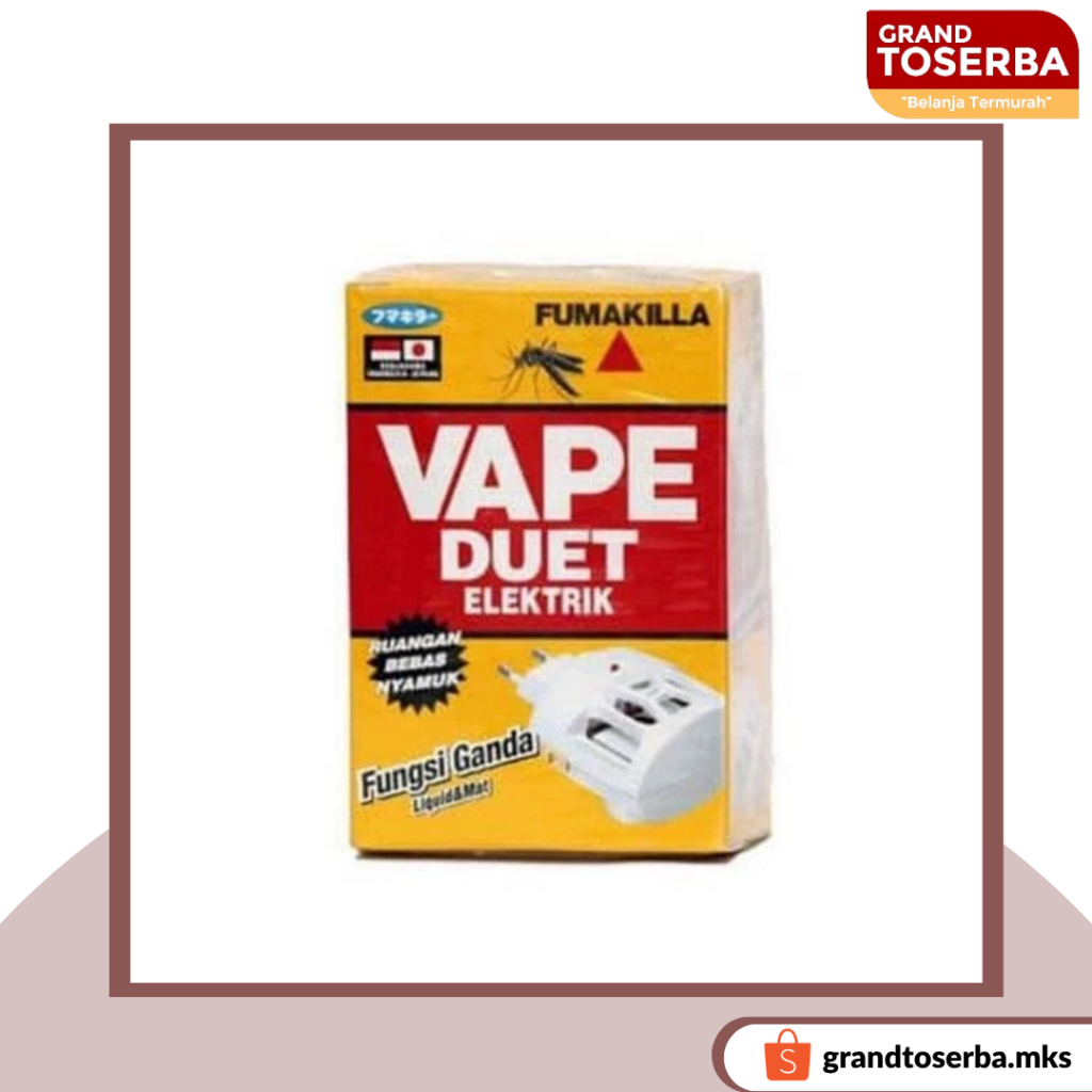 Fumakilla VAPE Duet Elektrik (Alat Bisa Untuk MAT & LIQUID) HANYA ALAT